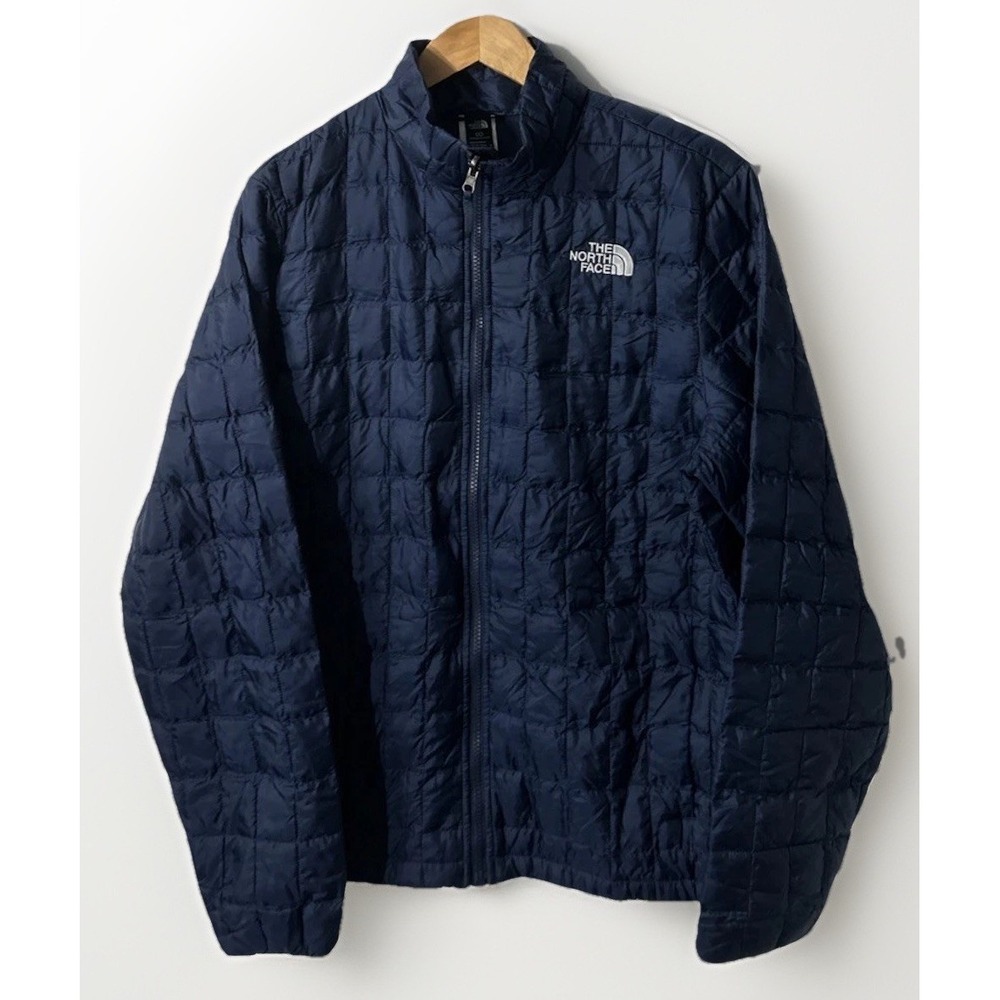 The North Face Men's Thermoball Insulated Quilted Puffer Jacket Navy Sz Med
